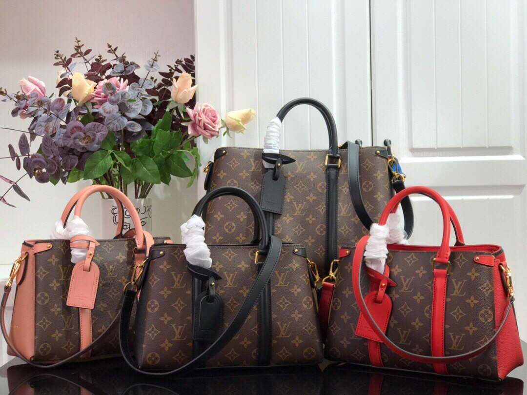 LV M44817 Louis Vuitton Soufflot MM M44903 Bag Monogram Canvas Black