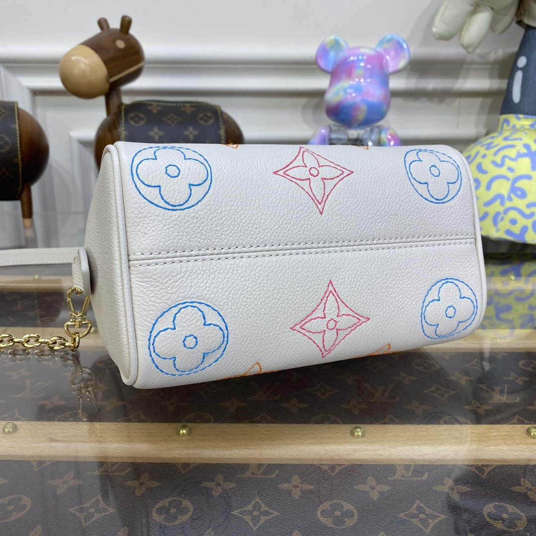 LV M46667 Louis Vuitton Speedy Bandoulière 20 Handbag Beige