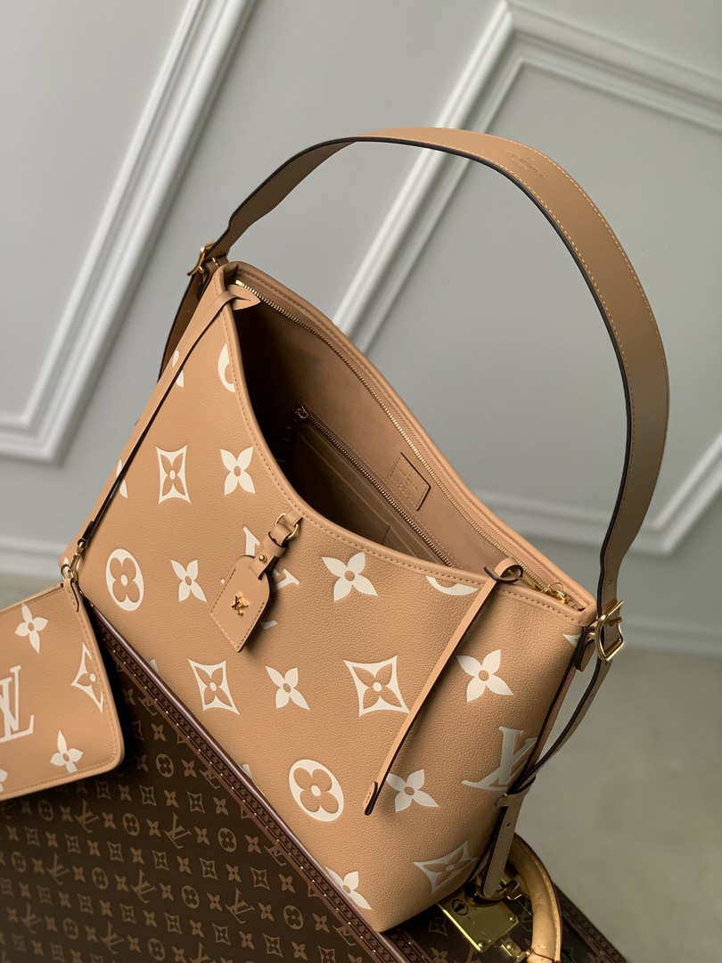 Louis Vuitton LV M46289 Carryall MM monogram M46292 Brown and Yellow