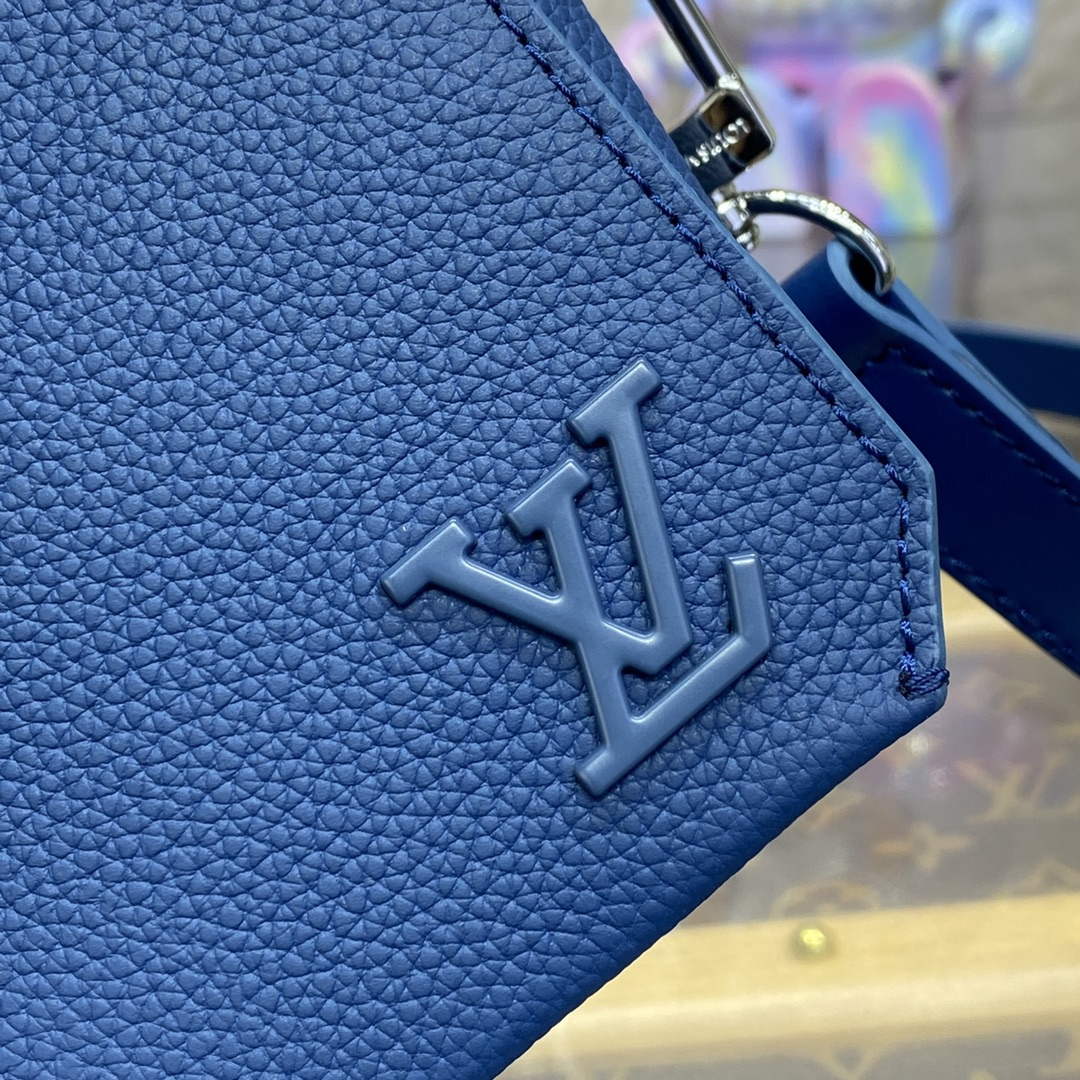 LV M82804 Louis Vuitton Fastline Wearable Wallet Dark Blue