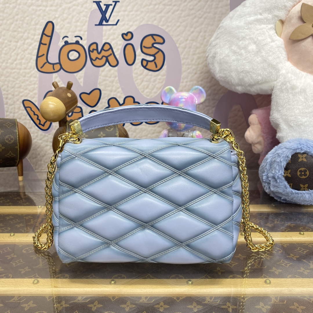 LV M24186 Louis Vuitton GO-14 MM Bag Foam Grey