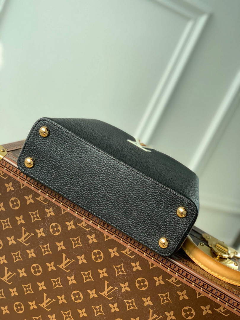 LV M20704 Louis Vuitton Capucines BB Handbag Black