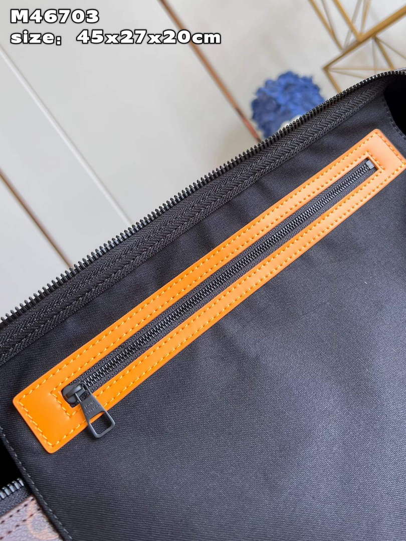 LV M46703 Louis Vuitton Keepall Bandouli��re 45 Bag Radiant Sun