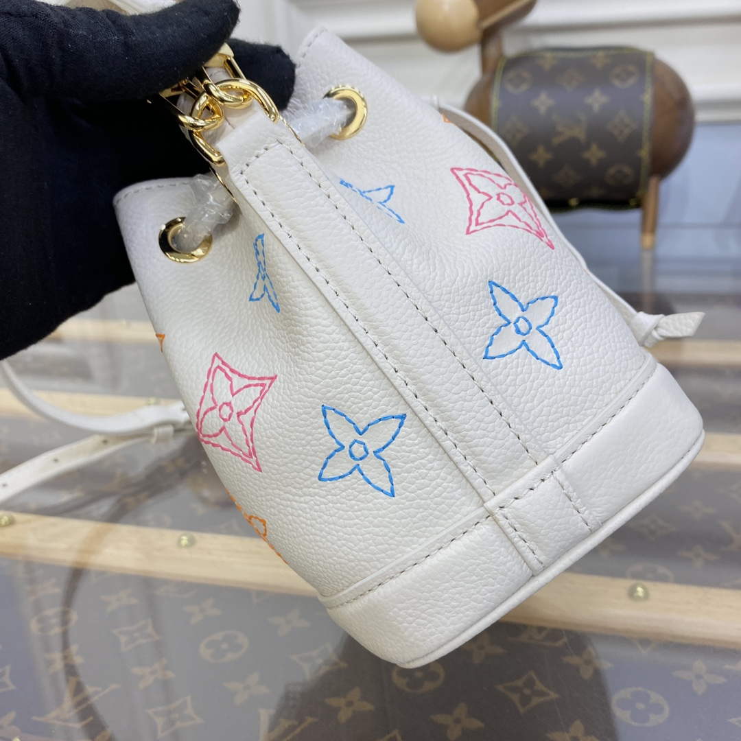 LV M23088 Louis Vuitton Nano Noé Handbag Beige