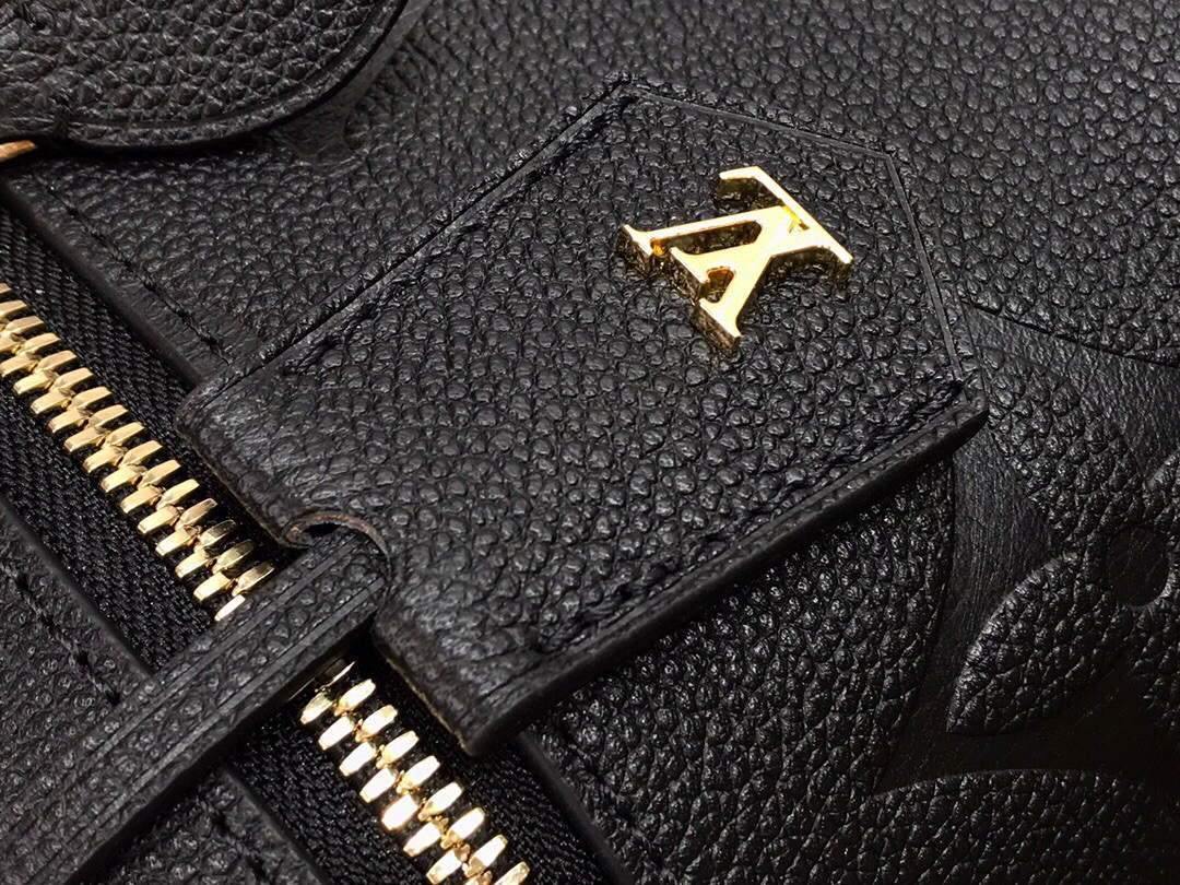 LV M45598 Louis Vuitton Vanity Pm Monogram Empreinte Leather M45608 Black