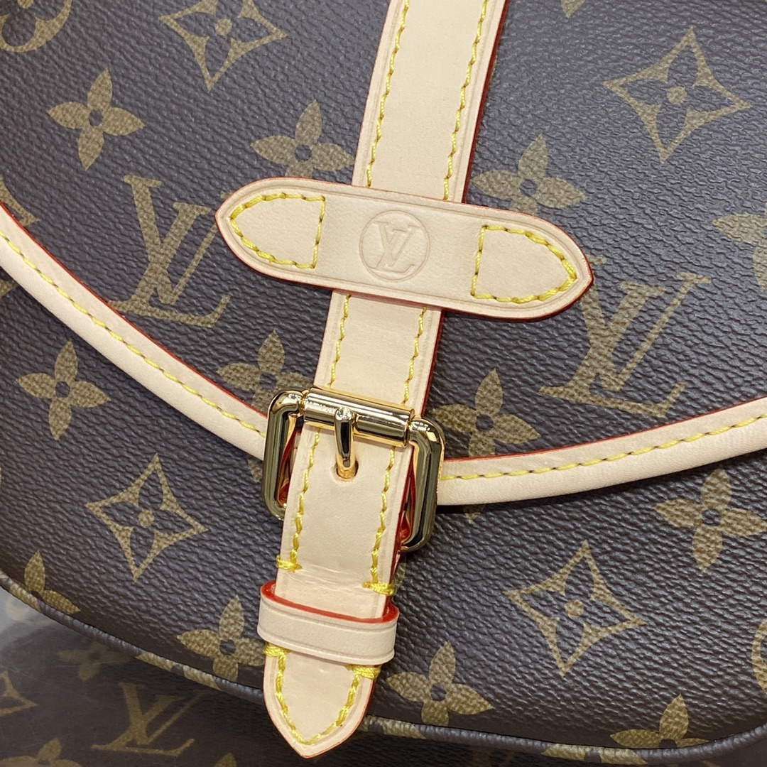LV M46740 Louis Vuitton Saumur BB Saddle Bag Brown