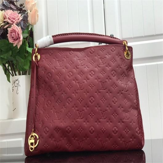 LV M43237 Louis Vuitton Artsy MM M43876 Bag Monogram Red