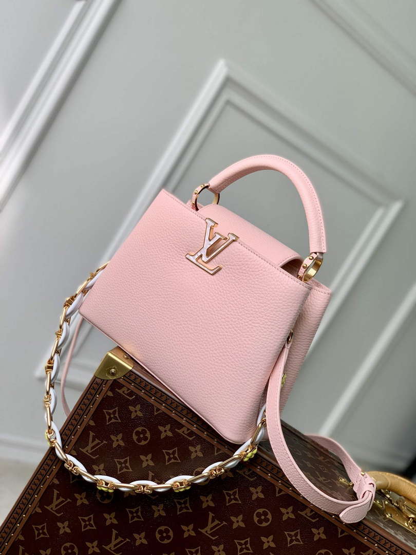 LV M23363 Louis Vuitton Capucines BB Handbag Jasmine Pink