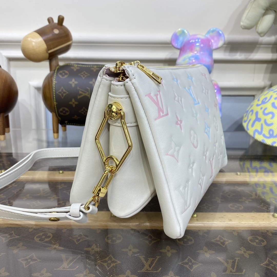 LV M22993 Louis Vuitton Coussin BB Handbag Quartz   Multicolor