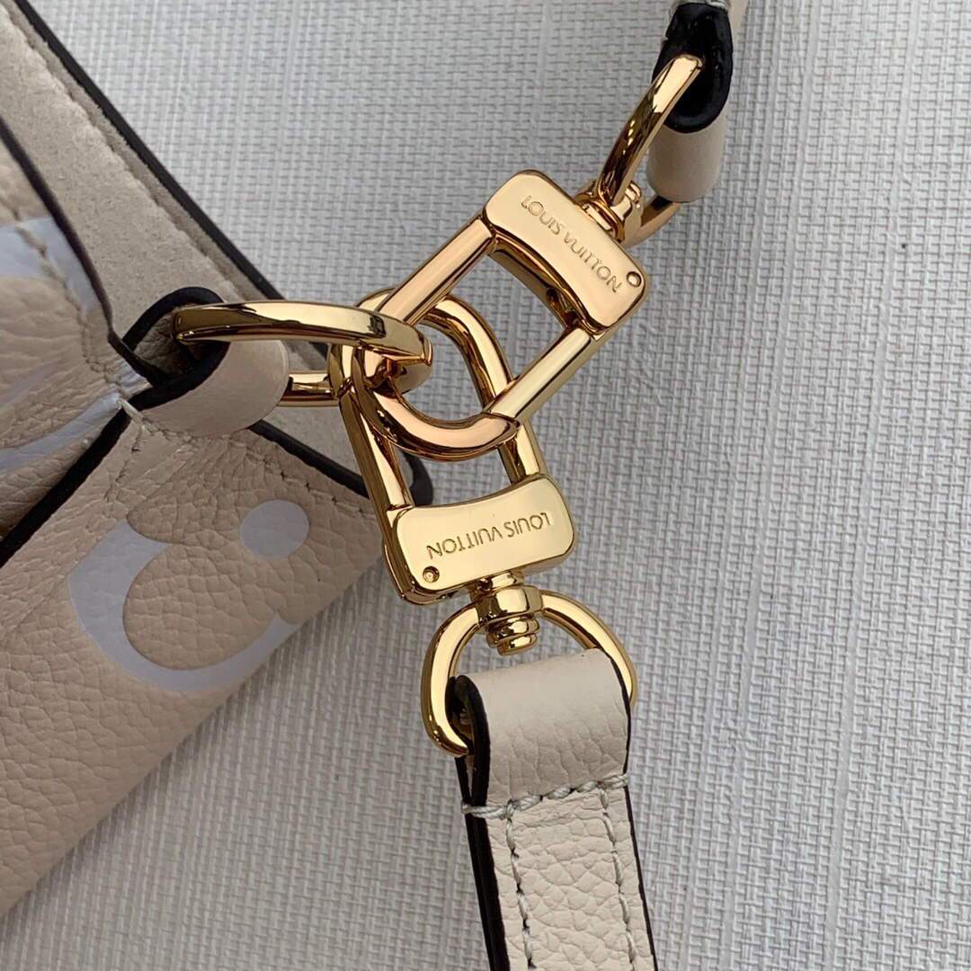 LV M45716 Louis Vuitton NONO BB Bag Cream/Saffron