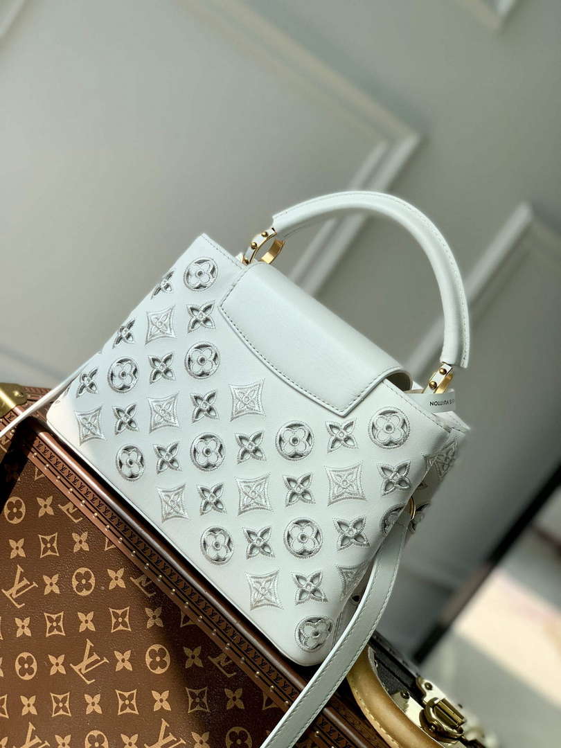 LV M22863 Louis Vuitton Capucines BB Handbag White