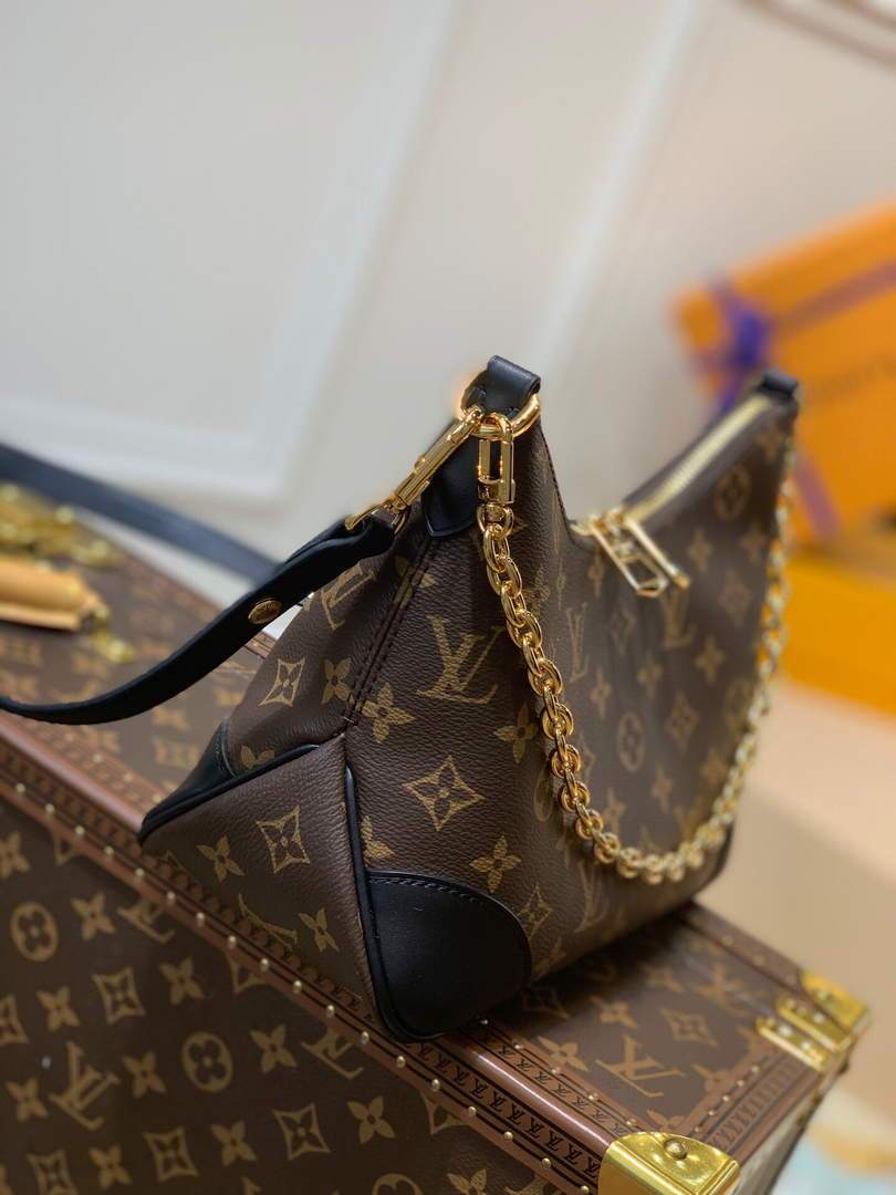 LV M45381 Louis Vuitton Odeon PM Shoulder Bag Monogram Black
