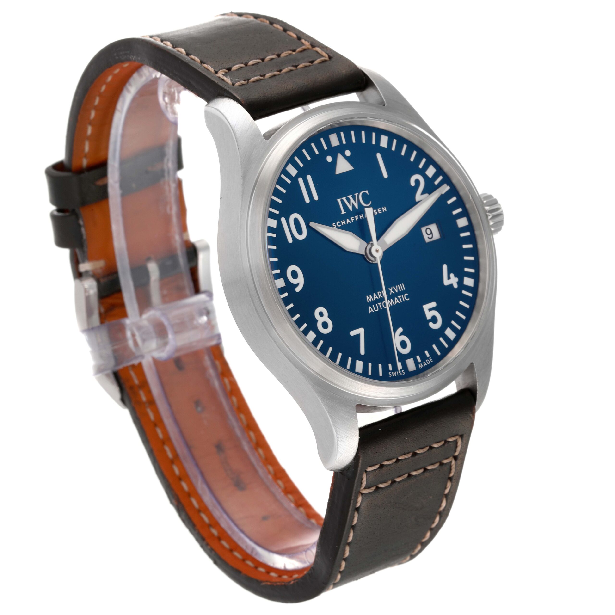IWC Pilot Mark XVIII Le Petit Prince Blue Dial Mens Watch IW327004