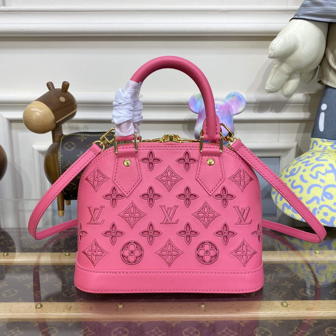 LV M22878 Louis Vuitton Alma BB Handbag Pink