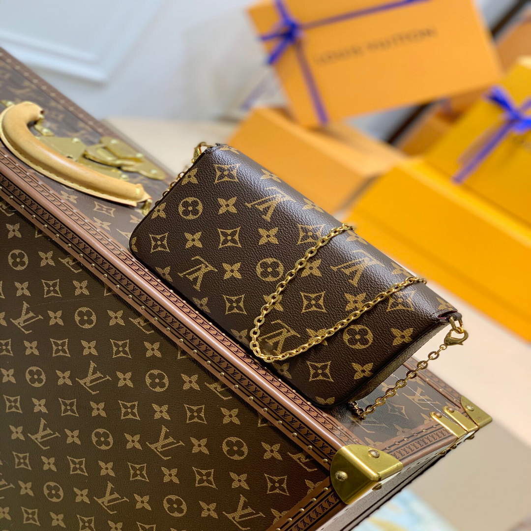 LV M80859 Louis Vuitton Felicie Pochette Monogram
