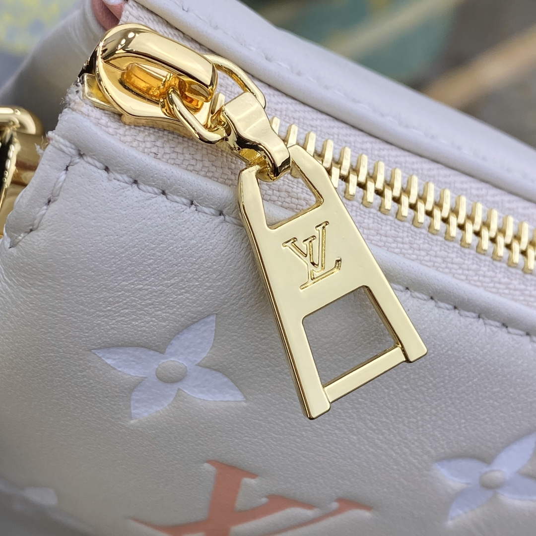 LV M22398 Louis Vuitton Coussin PM Handbag Cr��me Beige
