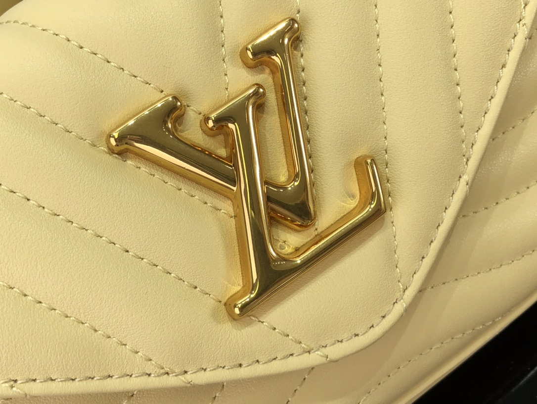 LV M56466 Louis Vuitton New Wave Multi-Pochette Leather M56467 Light Yellow