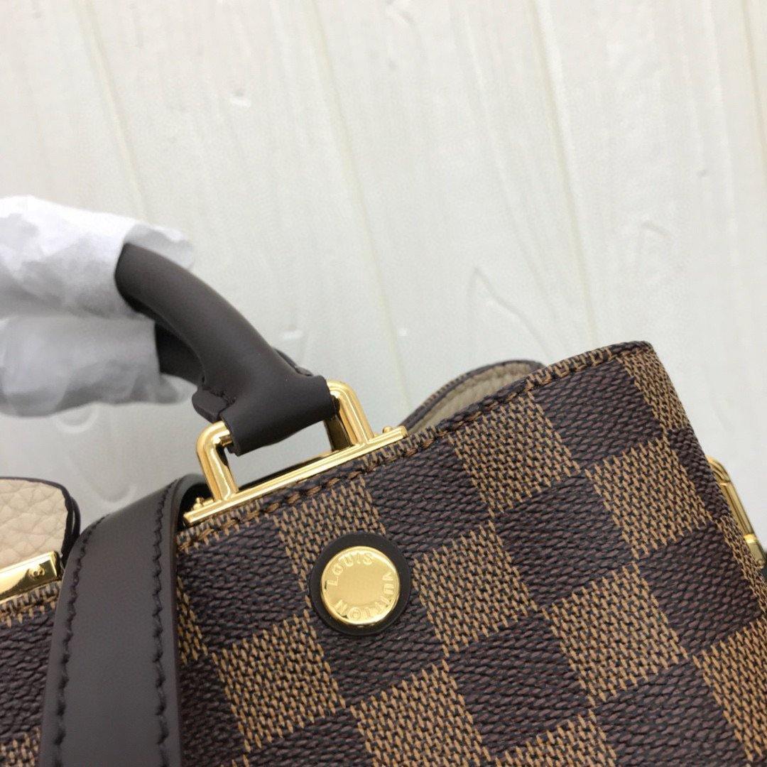 LV N41675 Louis Vuitton Brittany BB Tote Damier Ebene N44020 Beige