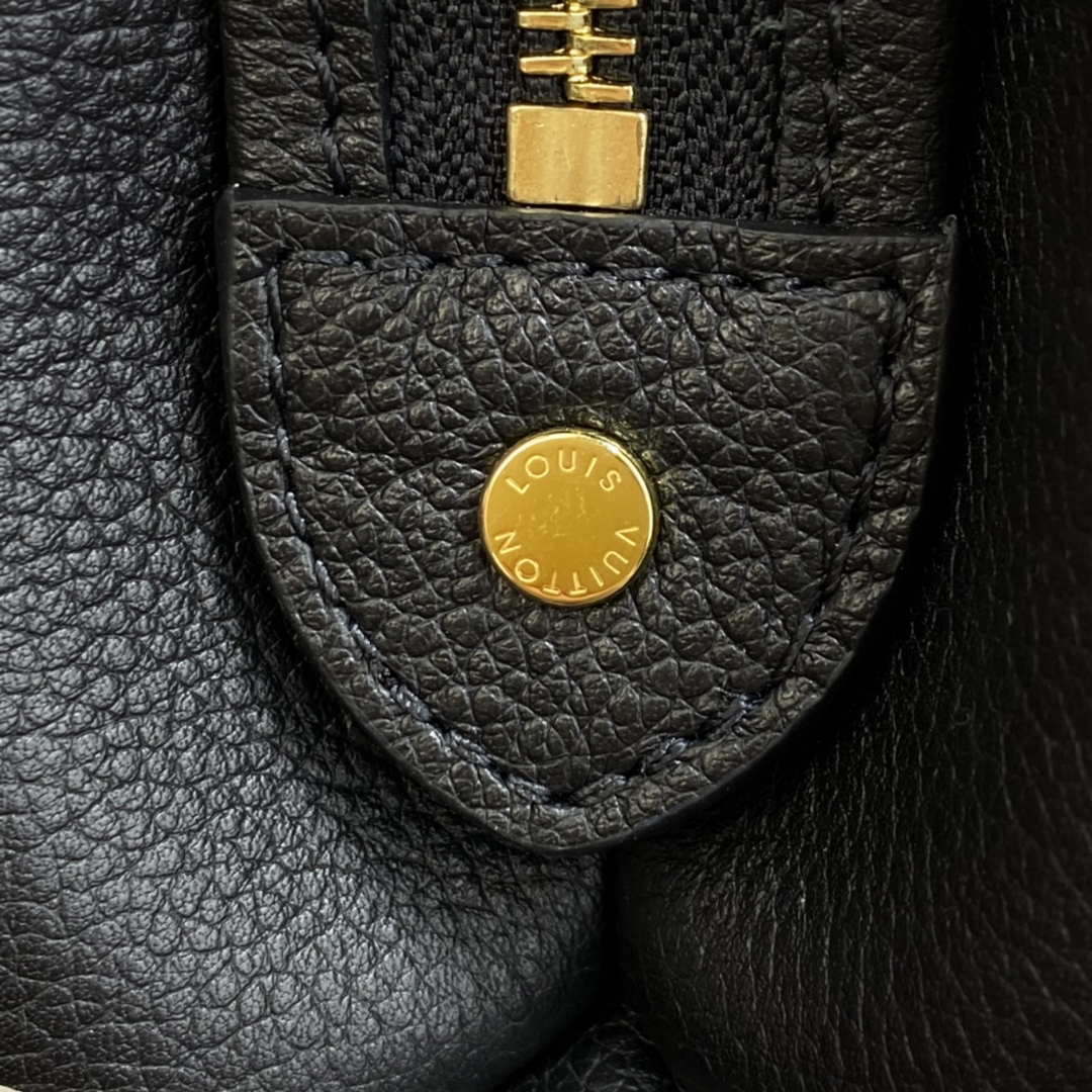 Louis Vuitton LV M58913 Petit Palais Bicolor Monogram empreinte leather Beige and Black