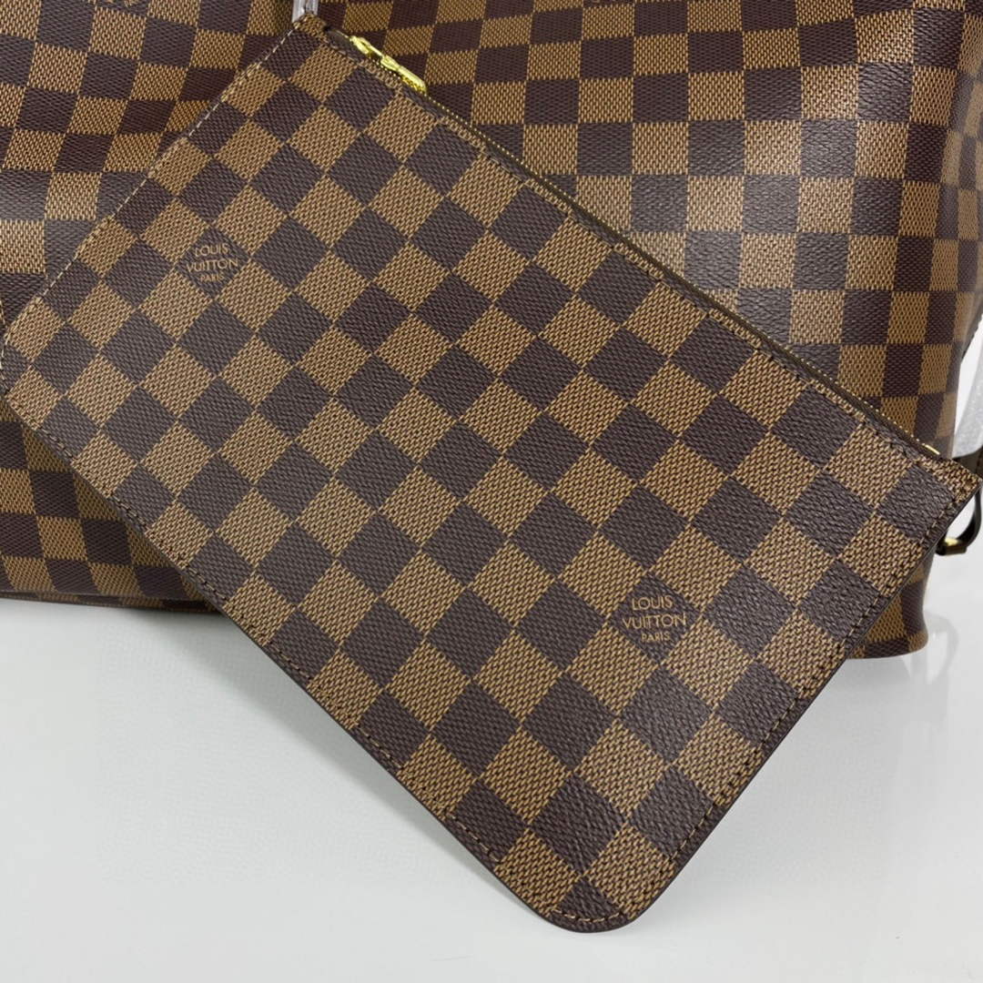 Louis Vuitton LV N41357 Neverfull GM Damier Ebene coated canvas