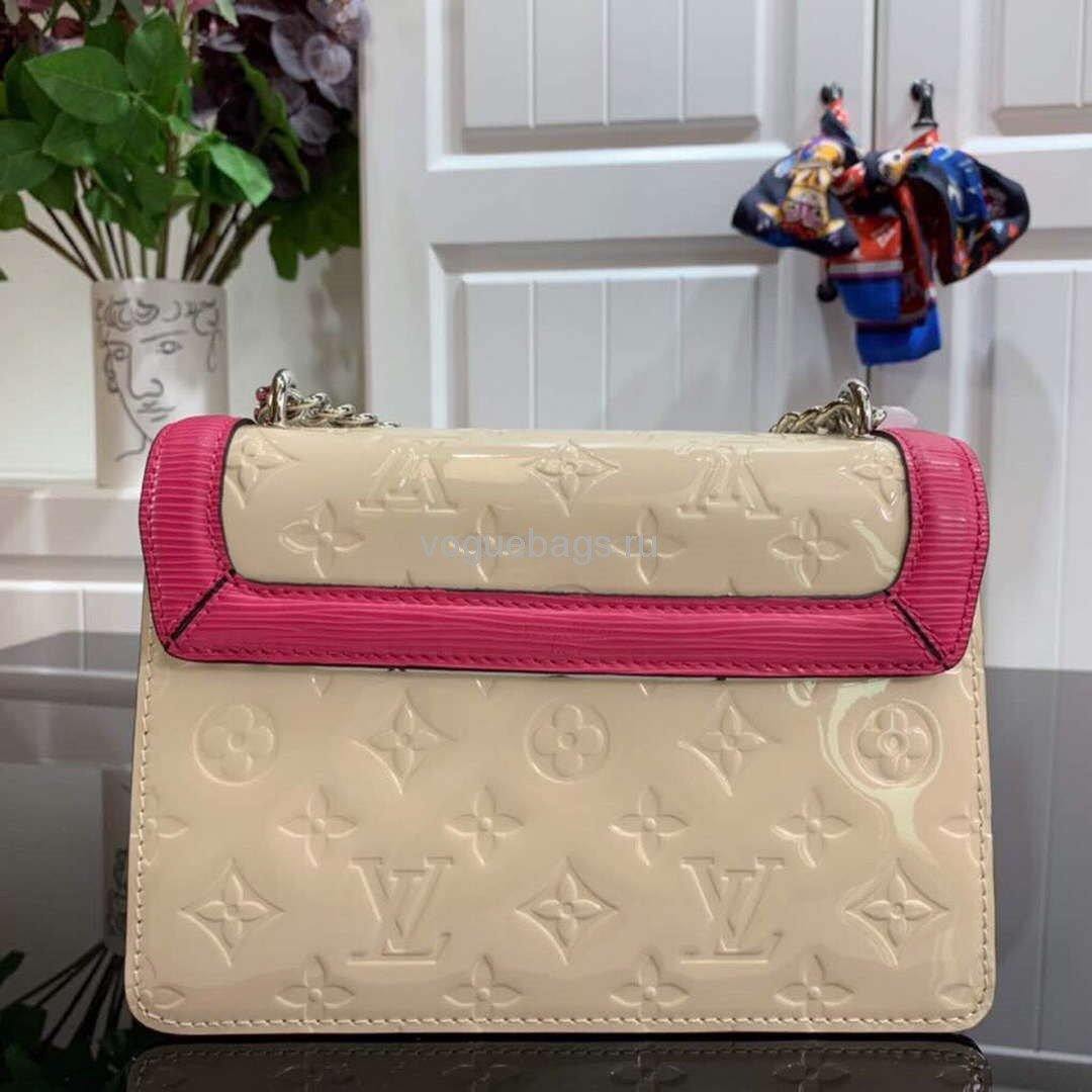 LV M90516 Louis Vuitton Wynwood Monogram Vernis Bag M90566 Beige