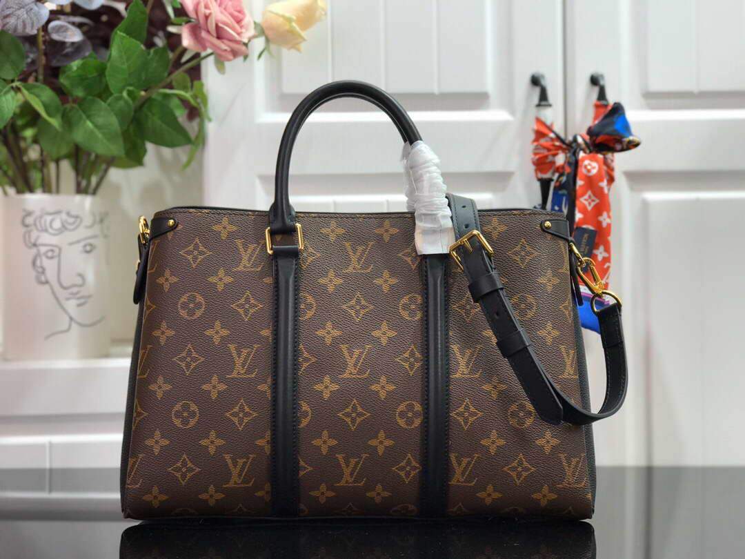 LV M44817 Louis Vuitton Soufflot MM M44903 Bag Monogram Canvas Black
