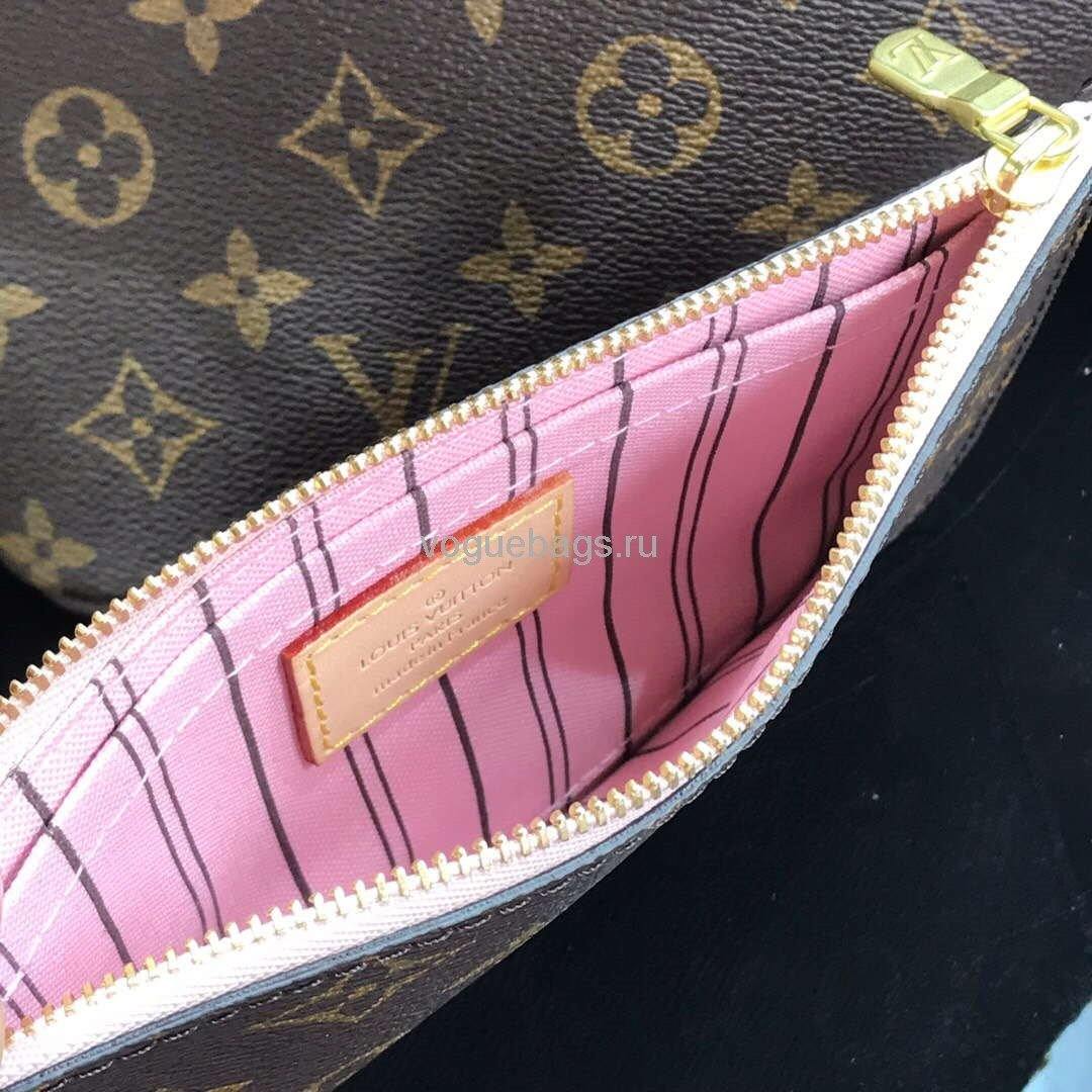LV M41245 Louis Vuitton N41362 Neverfull PM Monogram Bag Pink
