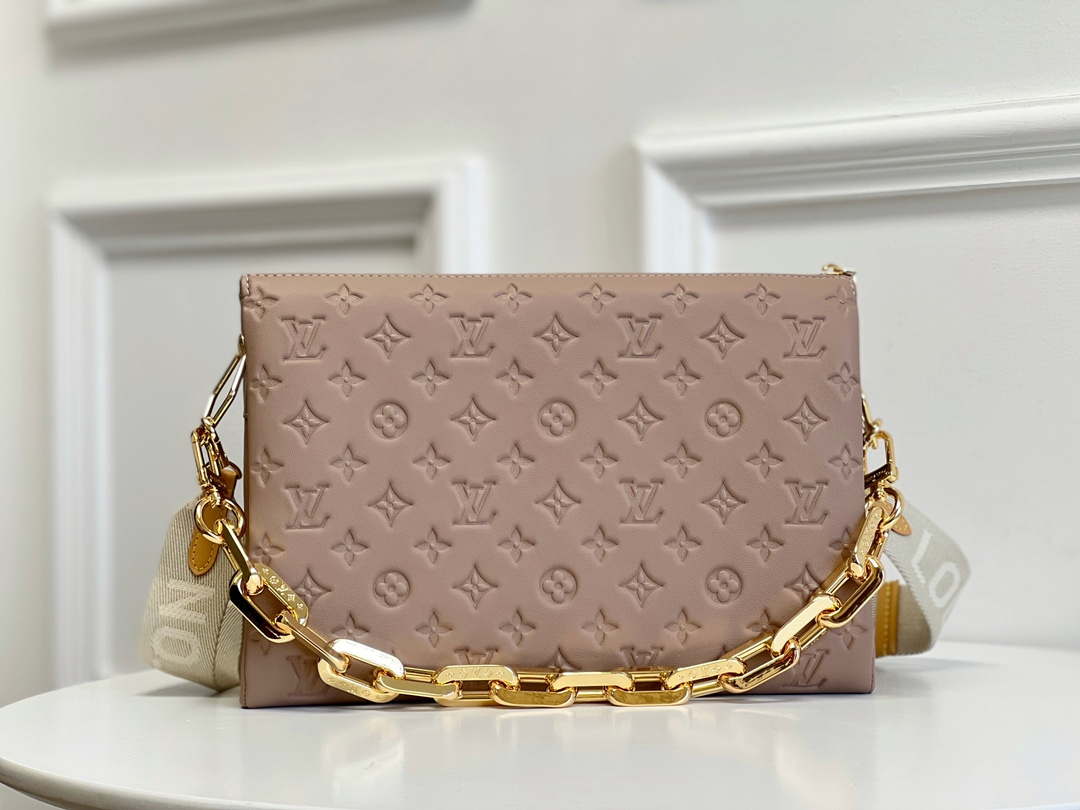 Louis Vuitton LV M21276 Coussin MM Bag Taupe