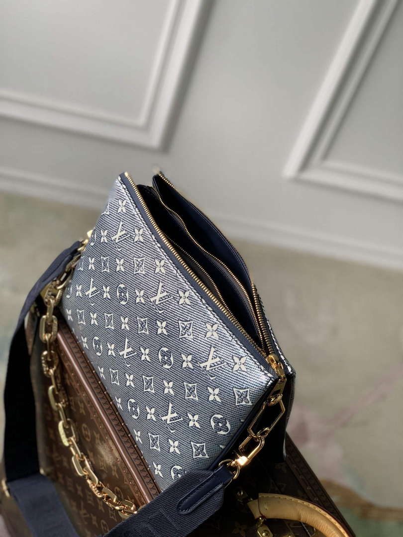 LV M23071 Louis Vuitton Coussin PM Handbag Blue