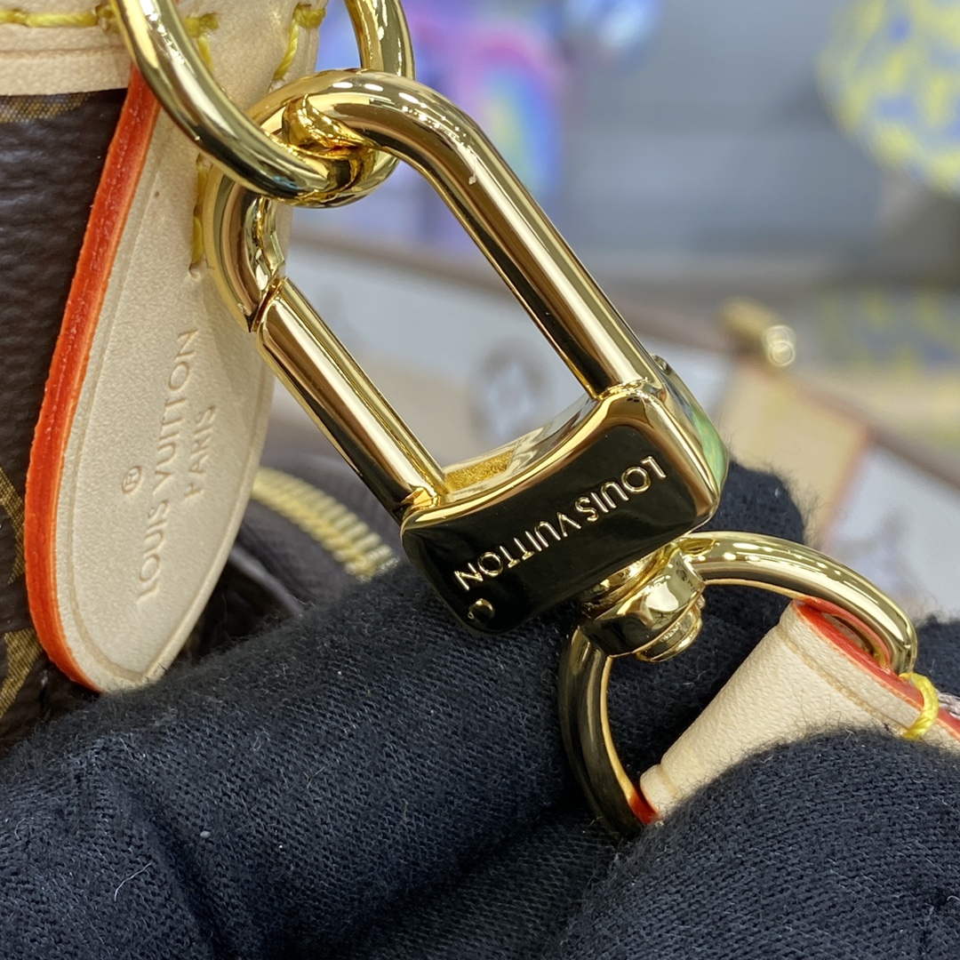 LV M46705 Louis Vuitton Neverfull BB Handbag Beige