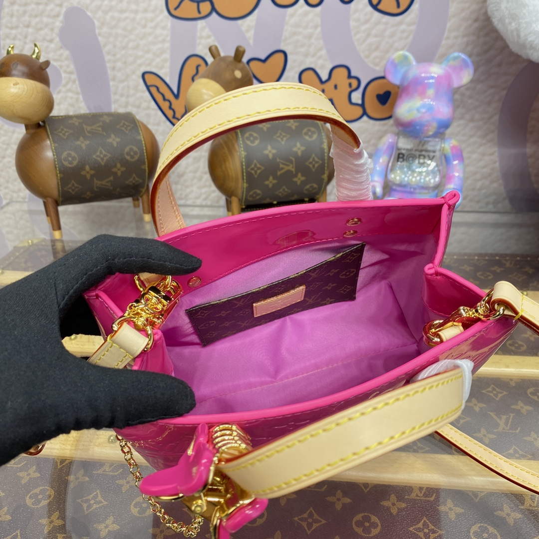 LV M24028 Louis Vuitton Reade PM Bag Neon Pink