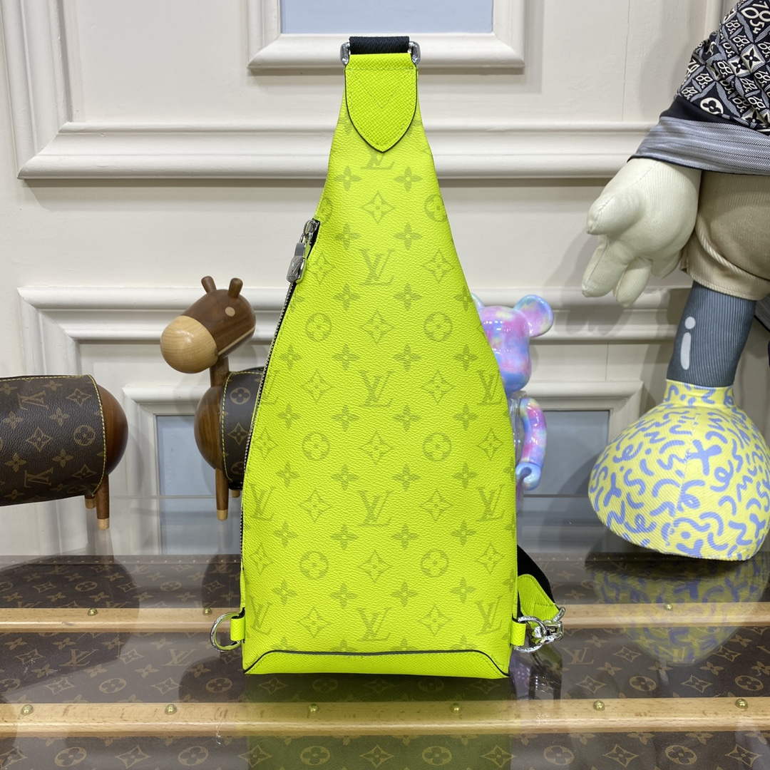 LV M30945 Louis Vuitton Duo Sling Bag Neon Yellow
