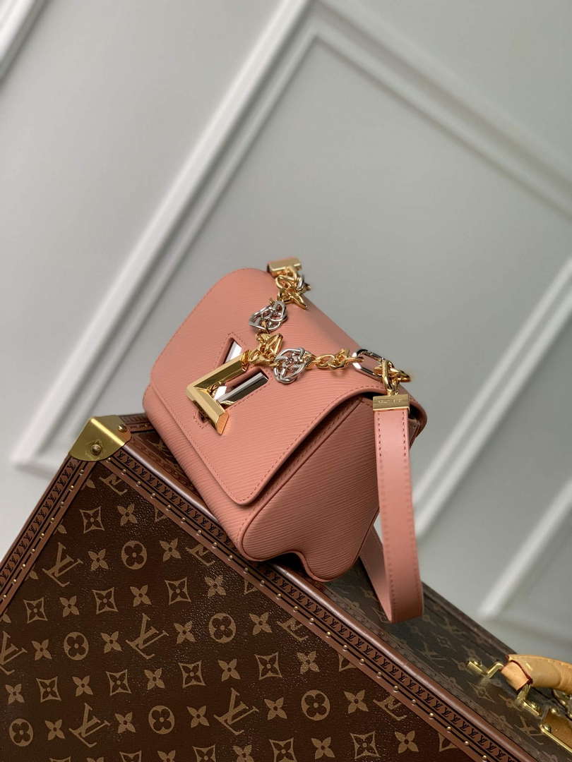 LV M23074 Louis Vuitton Twist PM Handbag Pink