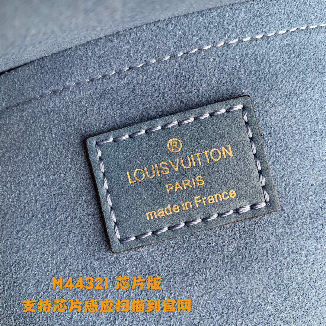 LV M44321 Louis Vuitton Locky BB Monogram Blue M44322 Bag