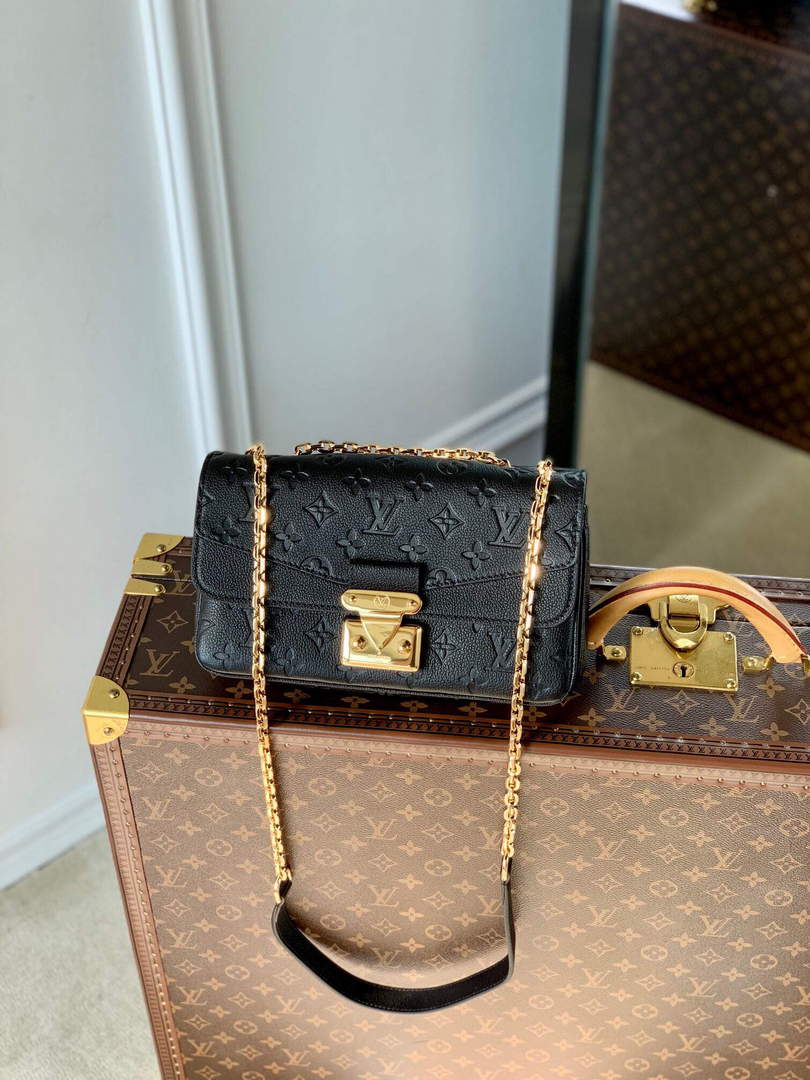 LV M46200 Louis Vuitton Marceau Chain Bag Black