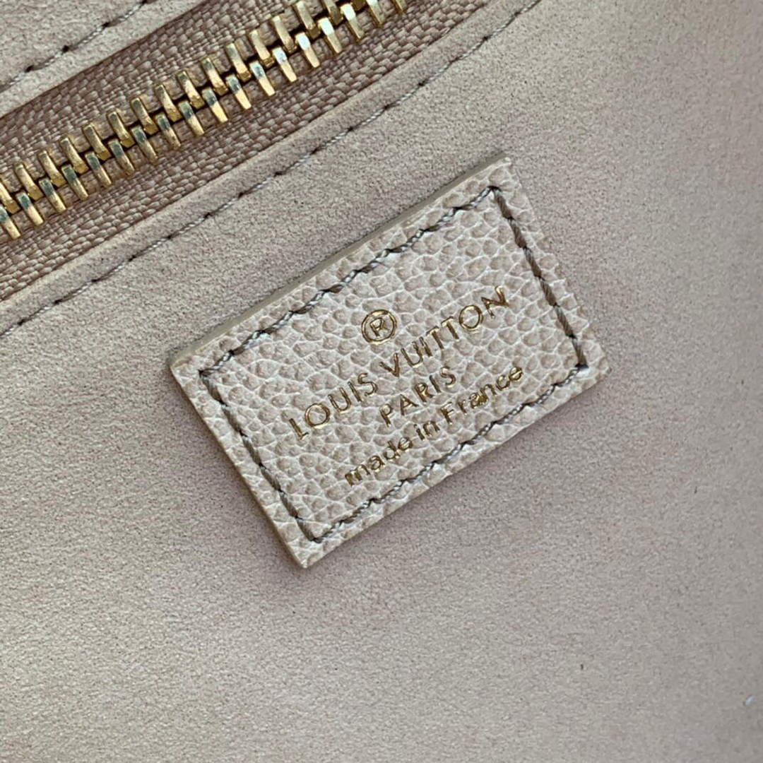 LV M46231 Louis Vuitton Neverfull MM Carryall Pale Beige