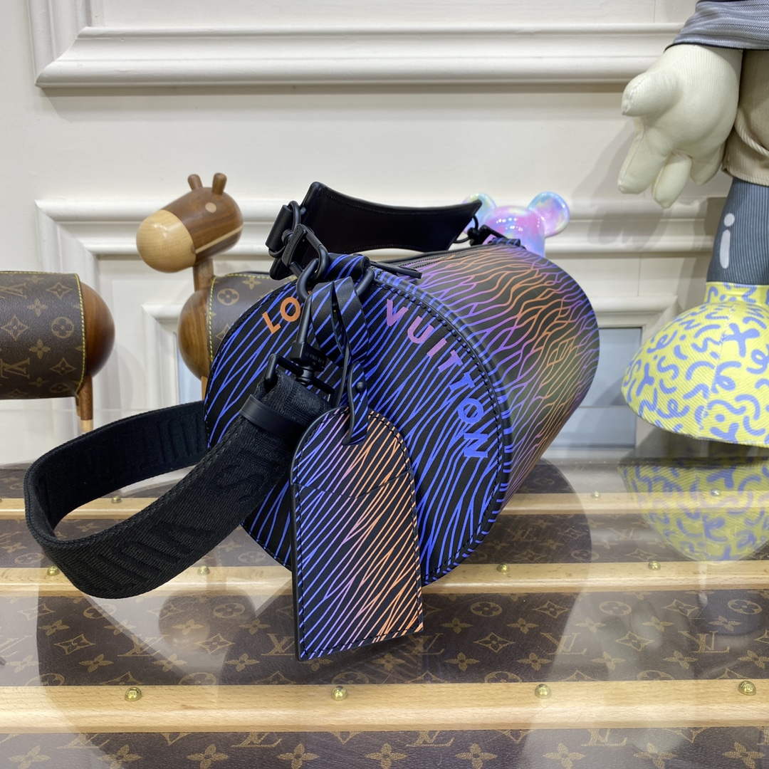 LV M23093 Louis Vuitton Soft Polochon Bag Gradient Electric Sun