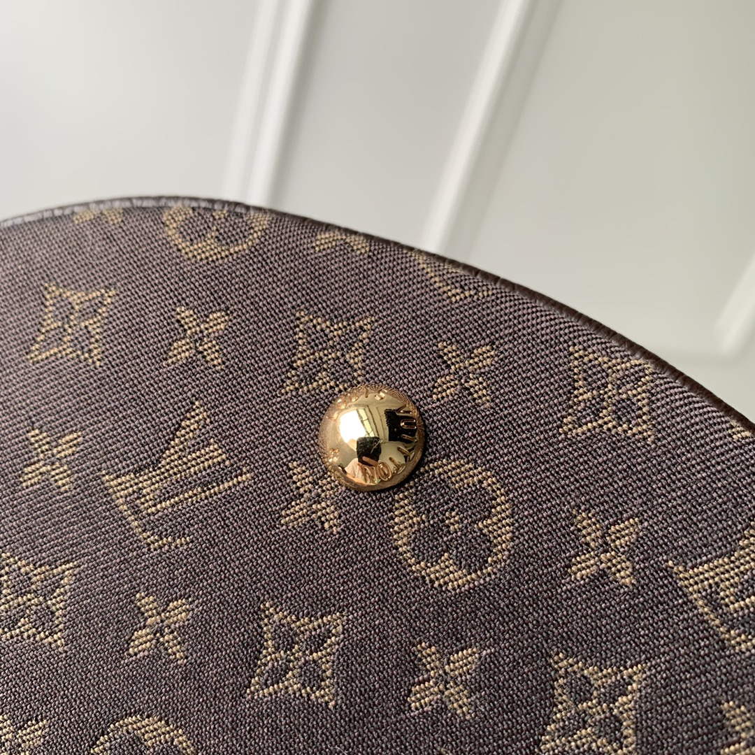 LV M42238 Louis Vuitton Bucket PM Tote Bag Brown