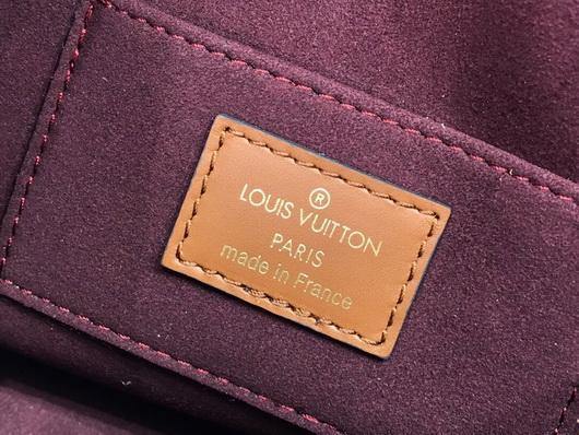 LV M57172 Louis Vuitton Since 1854 Dauphine Mini Monogram Jacquard Red