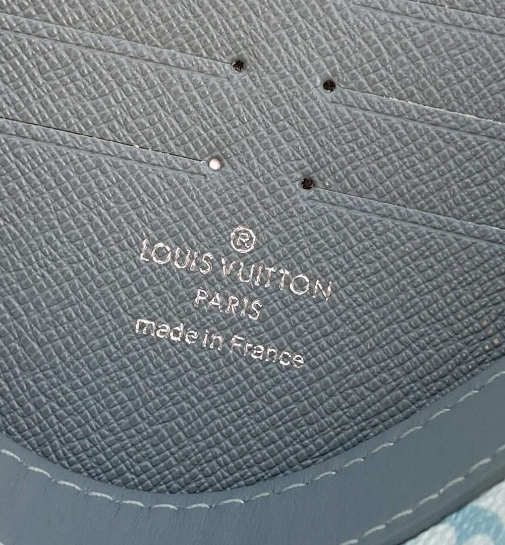 LV M22763 Louis Vuitton Pochette Voyage MM Bag Crystal Blue