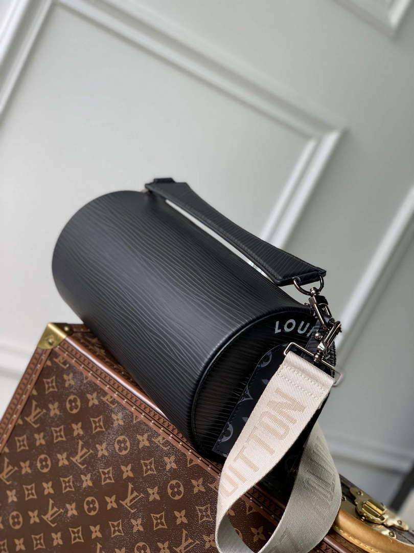 LV M23092 Louis Vuitton Soft Polochon Cross-body Bag Black