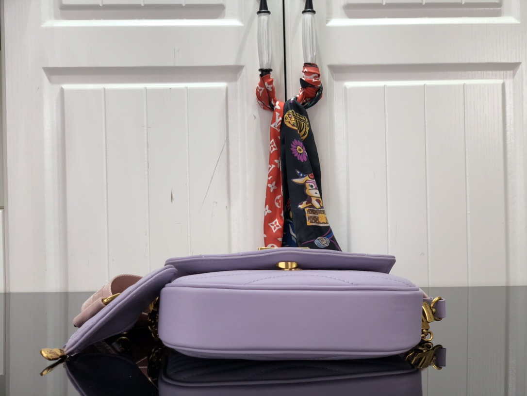 LV M56466 Louis Vuitton New Wave Multi-Pochette Leather M56461 Purple