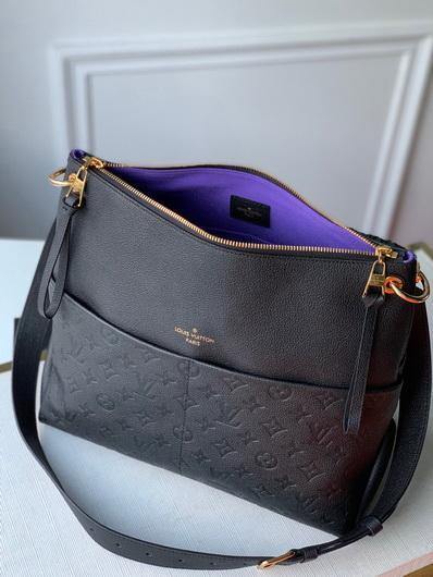 LV M45522 Louis Vuitton Maida Hobo Tote Bag Black