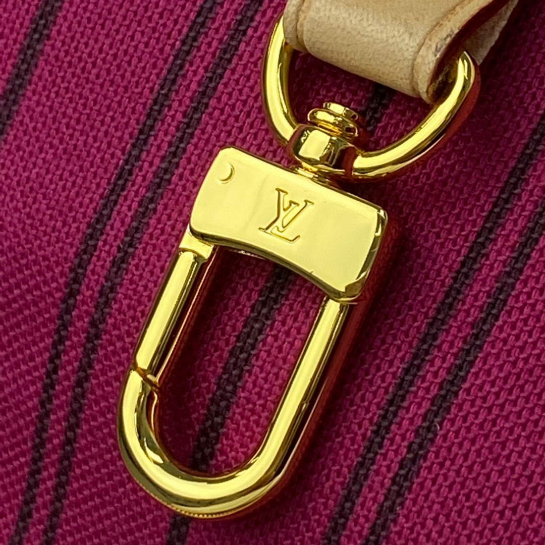 Louis Vuitton LV M41178 Neverfull MM Monogram Canvas Pivoine Pink