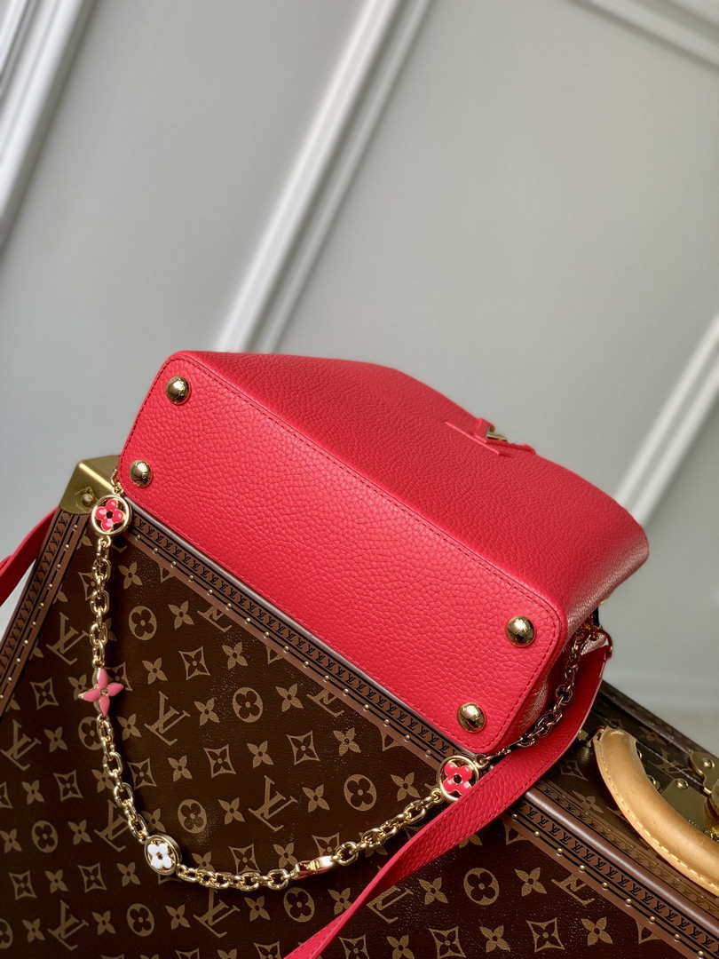 LV M20845 Louis Vuitton Capucines BB Handbag Red