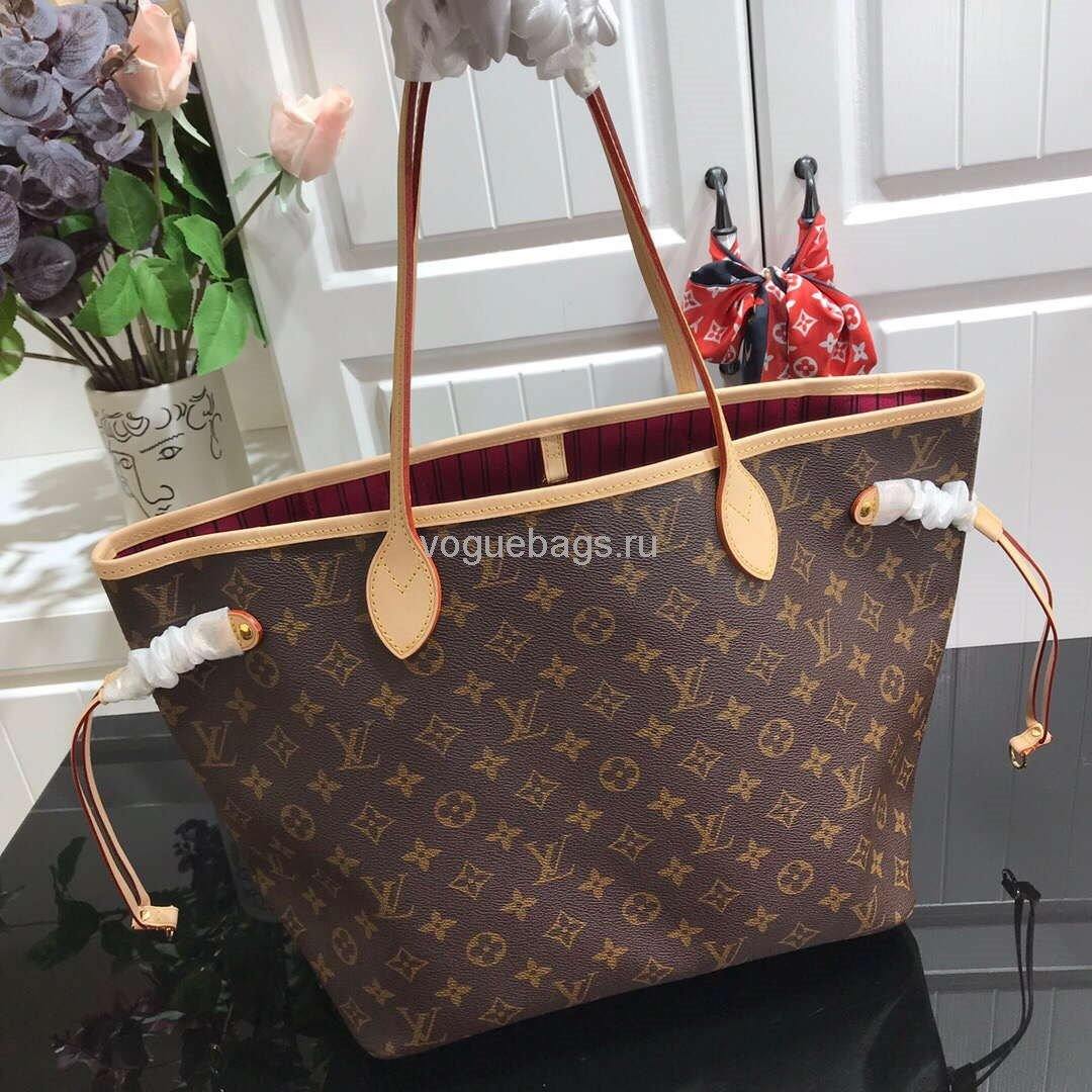 LV M41178 Louis Vuitton Neverfull MM Monogram M41177 Bag Pulm