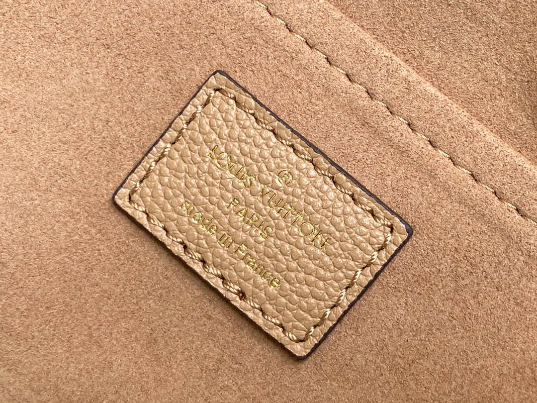 LV M44257 Louis Vuitton Marignan Messenger Top Handle Monogram M43960 Bag Apricot