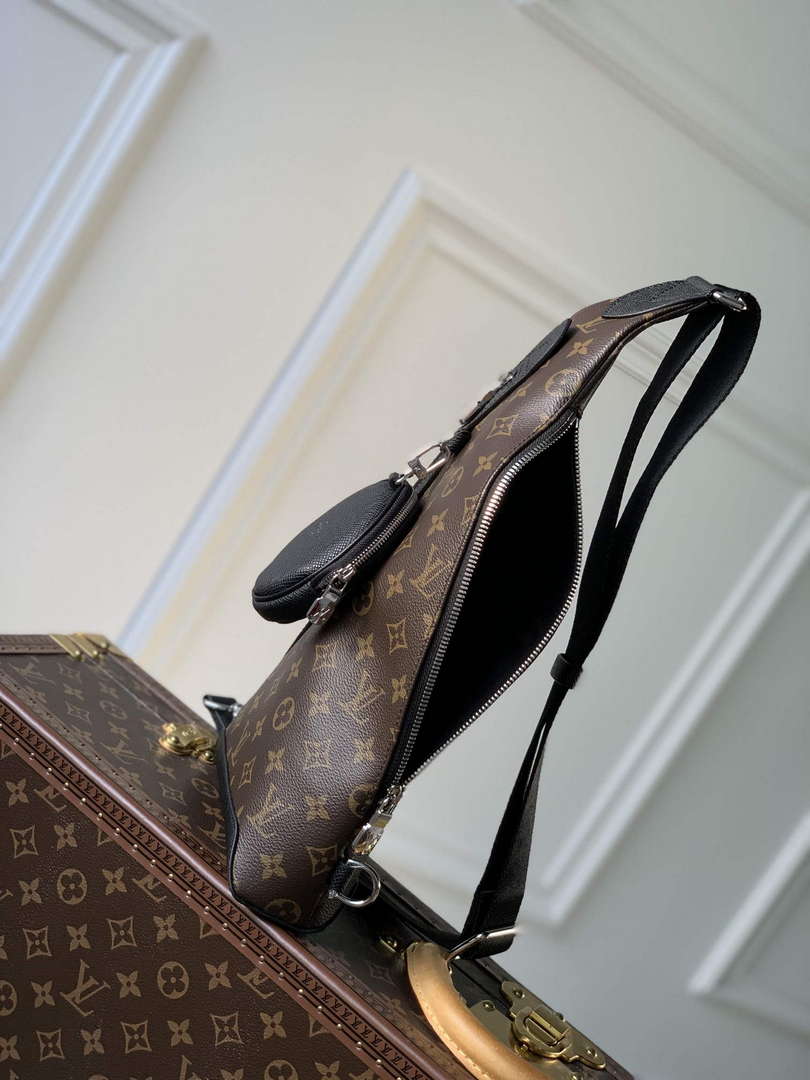 LV M30936 Louis Vuitton Duo Sling Bag Black Monogram