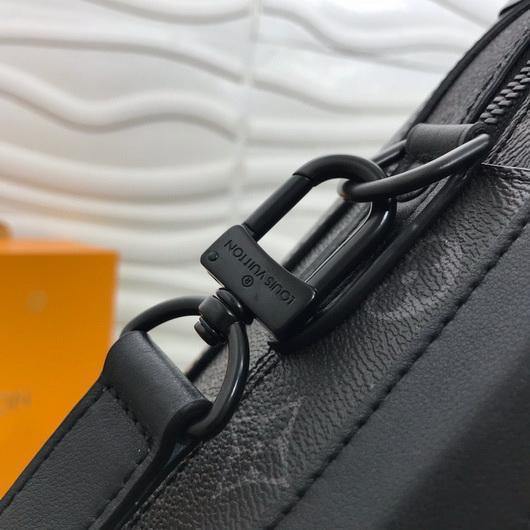LV M44952 Louis Vuitton Soft Trunk Briefcase Monogram Black