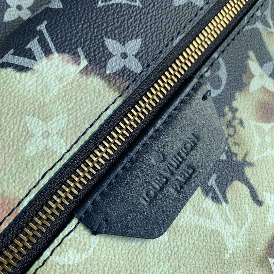 LV M46553 Louis Vuitton Discovery Backpack Bag Blue